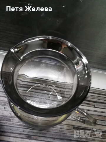 Стъклена каничка със стъклен капак -500мл, снимка 8 - Прибори за хранене, готвене и сервиране - 50725602