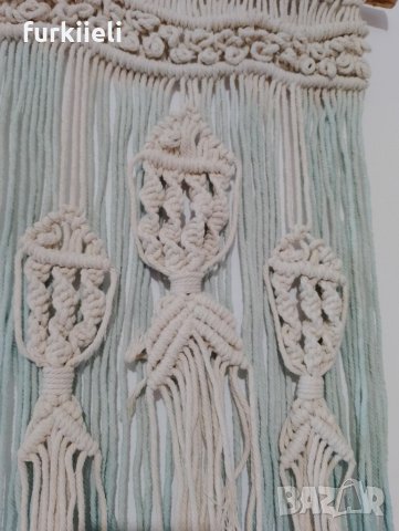 Макраме с рибки , снимка 3 - Декорация за дома - 39460200