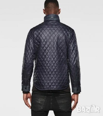 НОВО и Намалено G-star Raw A-Crotch Varsity Padded Overshirt Jacket L/S Мъжко Яке Размер М, снимка 12 - Якета - 35245381