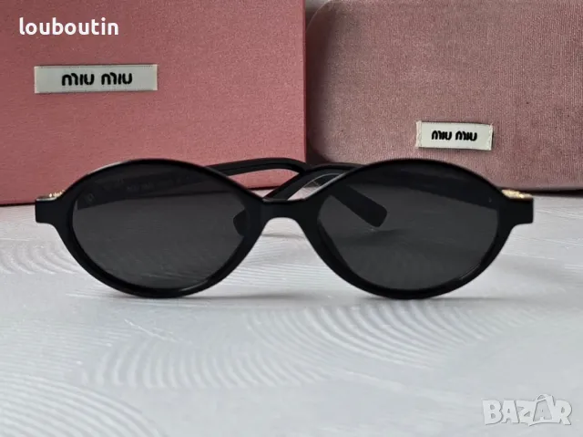 Miu 2024 дамски слънчеви очила елипса кръгли овални, снимка 5 - Слънчеви и диоптрични очила - 48744710