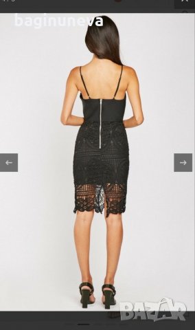 Нова дамска черна рокля-размер Л-ХЛ, снимка 3 - Рокли - 29968141