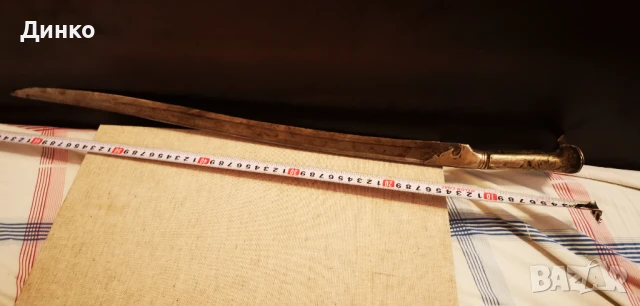 Гръцки ятаган 19век оригинал., снимка 2 - Антикварни и старинни предмети - 51326008