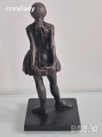 Бронзова скулптура пластика Малката танцьорка Дега, снимка 6 - Антикварни и старинни предмети - 51721466