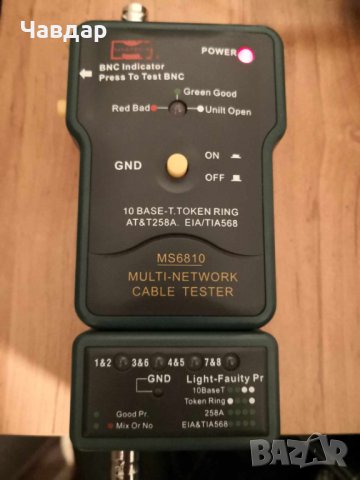 Тестер на мрежи MS6810