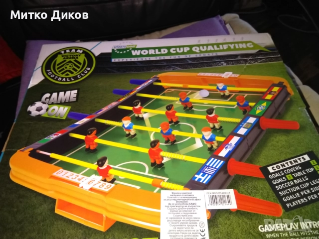 Интерактивна игра нова Джага, 43x6.5x42 см детски футболен двубой нов настолен, снимка 3 - Други - 52788722