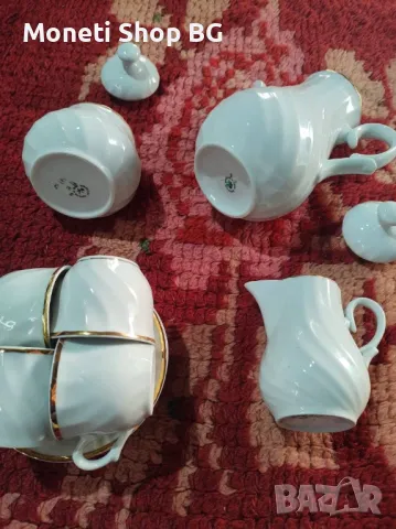4-ри чаши с чинийки, снимка 2 - Сервизи - 48885398