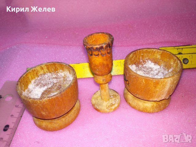 СТАР ДЕКОРАТИВЕН КОМПЛЕКТ ПИРОГРАФИРАНИ ДЪРВЕНИ МИНИАТЮРИ За КОЛЕКЦИЯ ТЕМАТИЧЕН ИНТЕРИОР 42943, снимка 7 - Колекции - 44155789