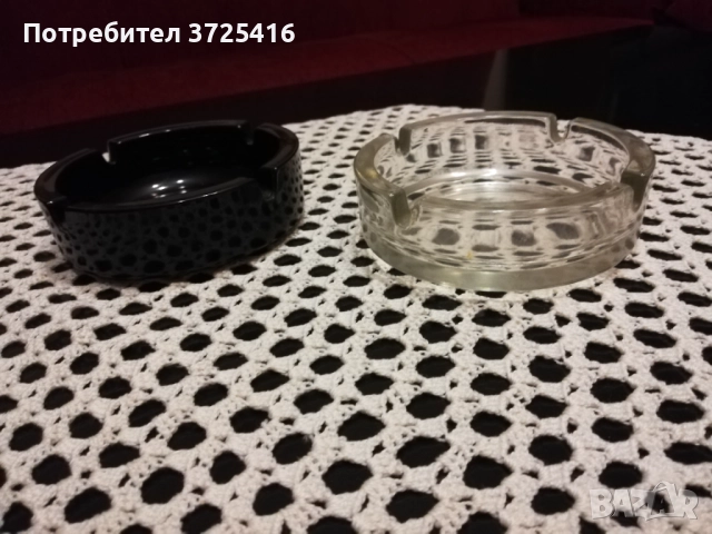 Черен, бял  и кафяв пепелник, снимка 3 - Други - 51502015