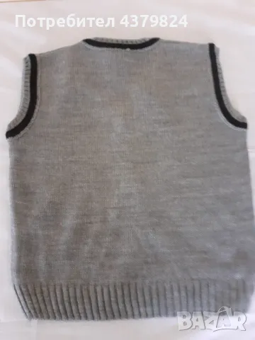 Нова детска плетена жилетка за момче р.98 см, снимка 2 - Детски пуловери и жилетки - 49024684