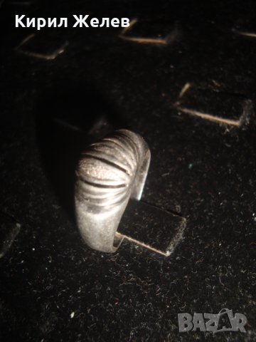 СРЕБЪРЕН АРТ ПРЪСТЕН МАЙСТОРСКА РЪЧНА ИЗРАБОТКА ВИНТИДЖ СТИЛ 17541, снимка 8 - Пръстени - 31309303