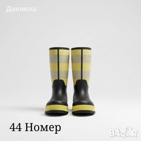 Висококачествени защитни ботуши BLACK/YELLOW – сигурна защита и комфорт при всякакви условия!, снимка 5 - Мъжки ботуши - 52018966