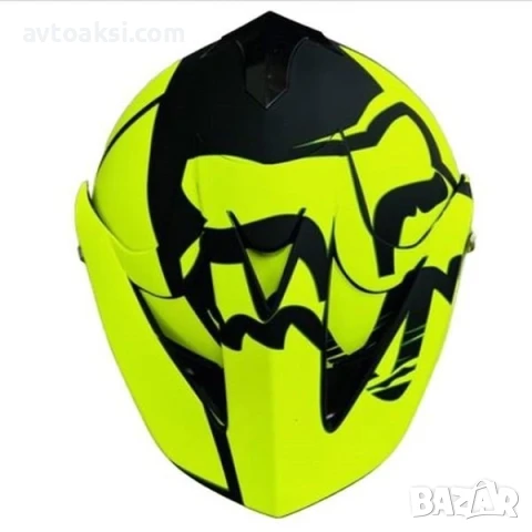 Каска Мотор Крос FOX два цвята, снимка 6 - Аксесоари и консумативи - 50970419