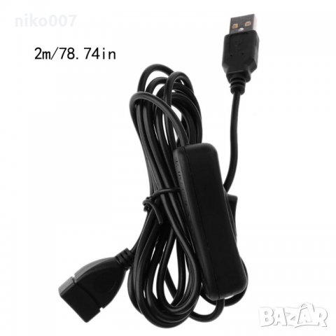 удължителен кабел за данни USB 2.0-преобразувател с превключвател , снимка 2 - Друга електроника - 29426228