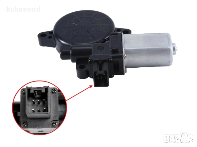 Електромотор за стъклоподемник за Mazda 2 MK2 (2007-2014), снимка 6 - Части - 52322728