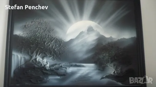 3D  Релефна картина - Изгрев, снимка 7 - Картини - 47658748