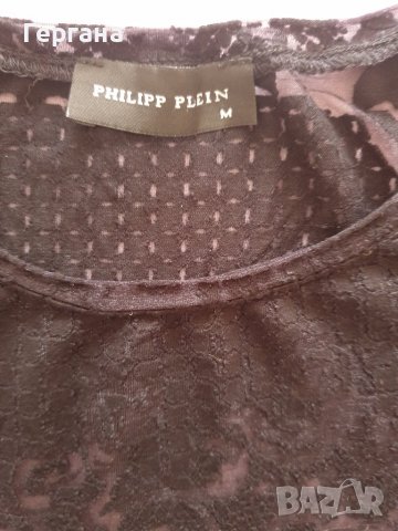 Дантелена блуза Филип Плейн , снимка 3 - Тениски - 37302628