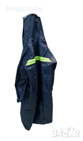 Професионален дъждобран, Унисекс, универсален размер (M/L), син, със светлоотразителни вложки, снимка 2 - Други спортове - 50070329
