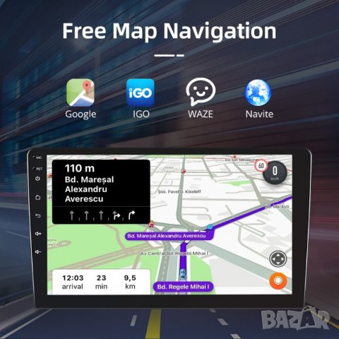 Мултимедия, Двоен дин, Навигация за VW Golf 6, за Volkswagen, плеър 9“, екран, Android, Голф, шест, снимка 13 - Аксесоари и консумативи - 38380015