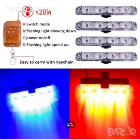 Сини Светлини за кола, снимка 3 - Аксесоари и консумативи - 39254952