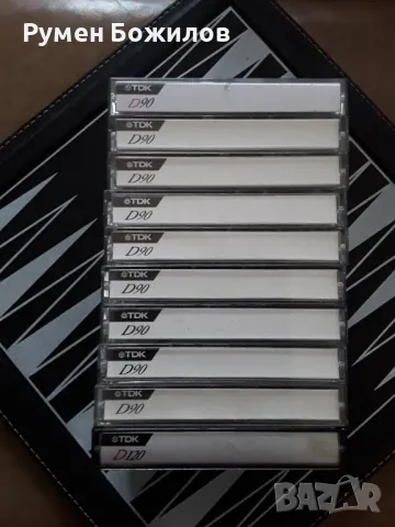10 много запазени и добри касети TDK D със записи, снимка 1