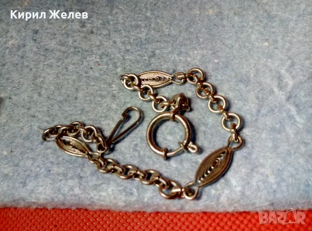 РЕТРО АРТ СРЕБРИСТА МЕДНА ГРИВНА КРАСИВА ЗДРАВА ФИЛИГРАНЕН Тип ПЛЕТКА 39838, снимка 4 - Гривни - 47336157