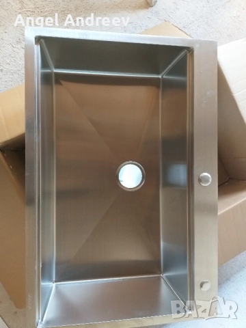 Кухненска мивка 84х55 неръждаема стомана, снимка 1