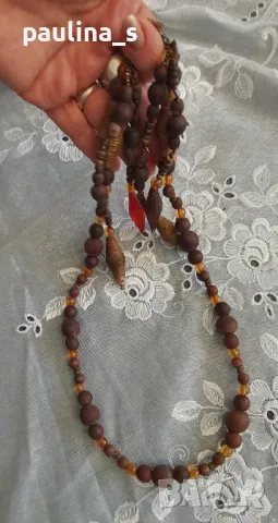 Два броя гердани / Арт Гердан / ръчна изработка , снимка 4 - Колиета, медальони, синджири - 48860083