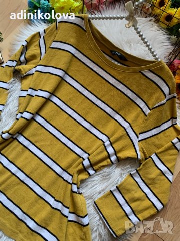 Блуза рипс горчица, снимка 2 - Блузи с дълъг ръкав и пуловери - 39098164