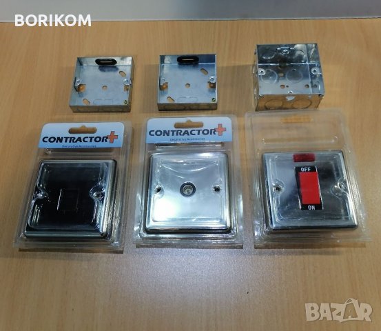 Контакти, розетки и ключове внос от Великобритания, снимка 2 - Ключове, контакти, щепсели - 40032977