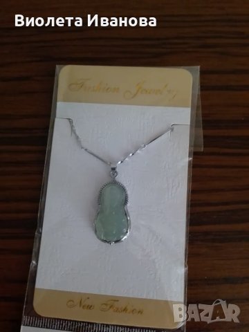 Колие зелено/резида, Орифлейм., снимка 2 - Колиета, медальони, синджири - 49286034