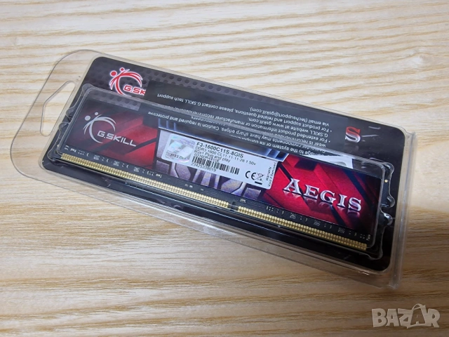 ⚠️Нова 8GB DDR3 G.Skill Aegis 1600Mhz, снимка 5 - RAM памет - 53911128