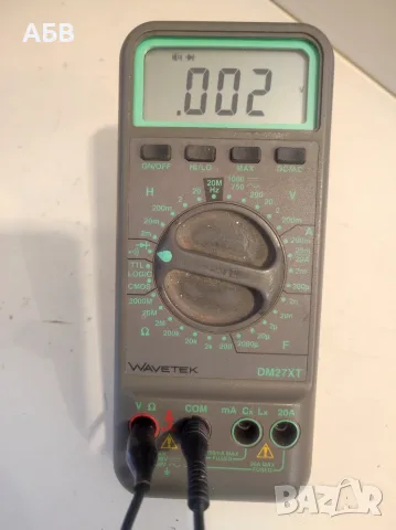 Продава се цифров мултиметър WAVETEK DM27XT, снимка 8 - Измервателни инструменти - 56318909