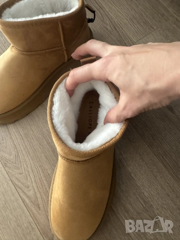 Боти Calliope тип UGG, снимка 3 - Дамски боти - 56346559