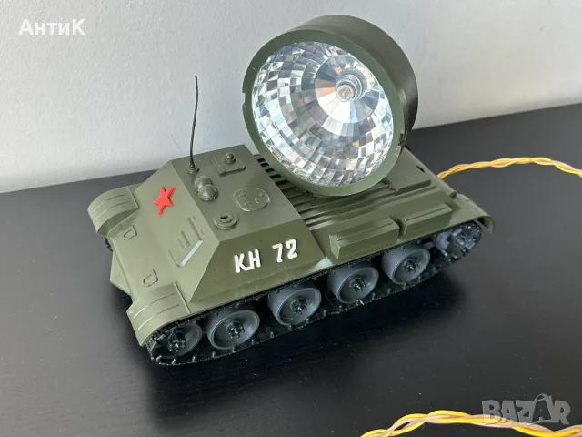 Соц Пластмасова Играчка Танк КН72 СССР, снимка 3 - Колекции - 56208782
