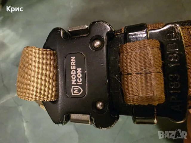 Оригинален професионален K9 нашийник Modern Icon Rigid Collar - 5 см, снимка 5 - За кучета - 55994648