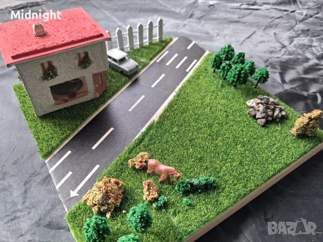 Диорама "Къщурка с Трабант", снимка 4 - Други игри - 56224215