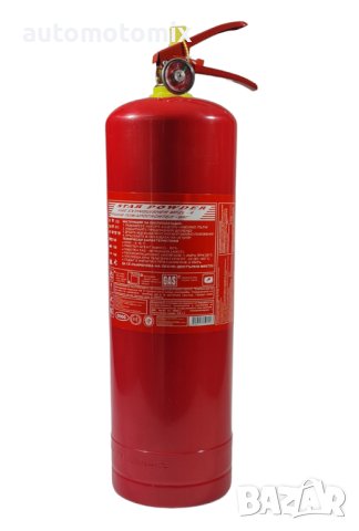ПОЖАРОГАСИТЕЛ 6КГ,ПРАХОВ С МАНОМЕТЪР - 250762