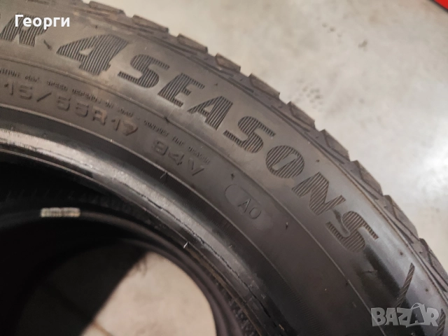 4бр.всесезонни гуми 215/55/17 Goodyear, снимка 9 - Гуми и джанти - 52414876