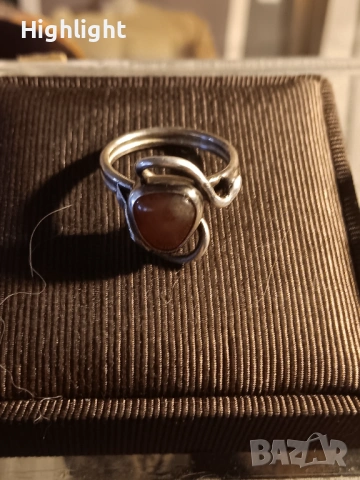 Сребърен пръстен, 4.68г, снимка 5 - Пръстени - 53110881