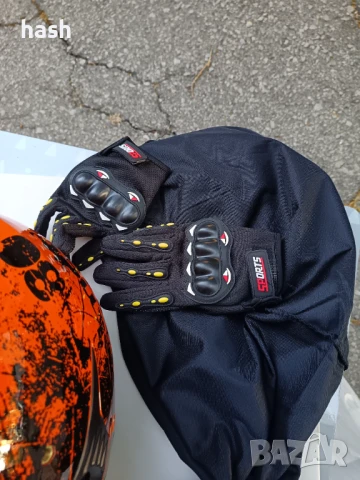 Комплект каска за мотокрос, размер S, снимка 9 - Спортна екипировка - 50828669