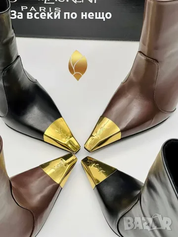Yves Saint Laurent Елегантни Дамски Боти С Ток - Различни Цветове Код SK2204, снимка 6 - Дамски боти - 56219259