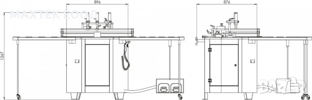 Ъглонабивна машина за алуминиеви профили OZGENC OMRM 136, снимка 7 - Други машини и части - 30854779