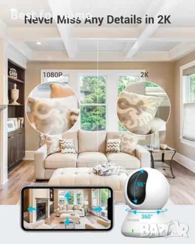 Комплект от 2 висококачествени камери Blurams dome lite 2, снимка 4 - Комплекти за видеонаблюдение - 47508739