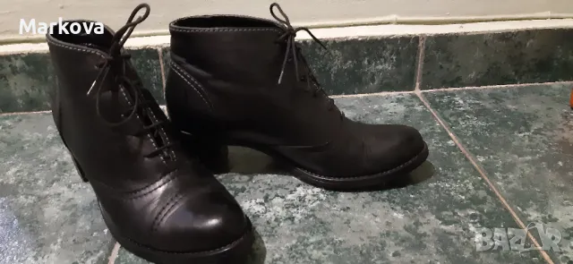 Дамски черни боти Gabina, снимка 3 - Дамски боти - 48130436