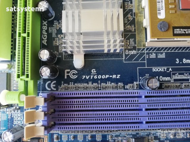 Дънна платка Gigabyte GA-7VT600P-RZ Socket 462 , снимка 8 - Дънни платки - 34107643