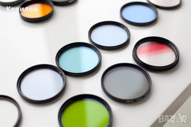 филтър UV, поляризационен, цветен, фото, 49, 52, 58, 62, 67 mm, филтри , снимка 4 - Чанти, стативи, аксесоари - 30995654