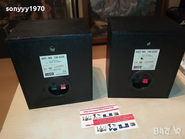 HECO-SURROUND SPEAKER 2X100W/4ohm-MADE IN GERMANY L1109221849, снимка 11 - Тонколони - 37969873