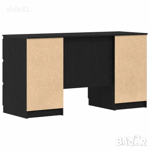 vidaXL Бюро Черния дъб Инженерна дървесина 140 x 50 x 76 см, снимка 8 - Бюра - 56147009