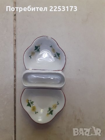 Стари( нови) бг.солнички от порцелан., снимка 5 - Прибори за хранене, готвене и сервиране - 39007996
