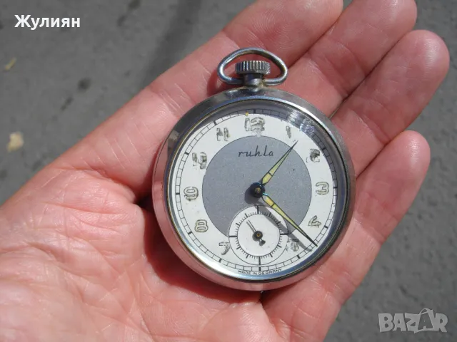 КОЛЕКЦИОНЕРСКИ ДЖОБЕН ЧАСОВНИК RUHLA , снимка 4 - Антикварни и старинни предмети - 47378787